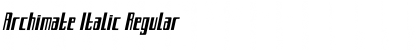 Download Archimate Italic Font
