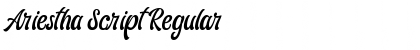 Download Ariestha Script Font