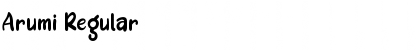 Download Arumi Font Download Arumi Font