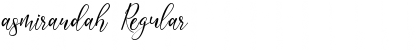 Download asmirandah Font
