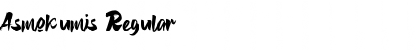 Download Asmokumis Font