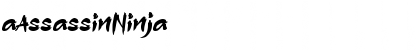 Download aAssassinNinja Font Download aAssassinNinja Font
