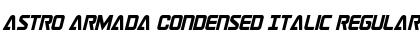 Download Astro Armada Condensed Italic Font