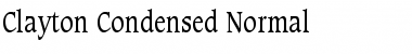Download Clayton Condensed Font
