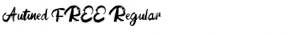 Download Autined FREE Font