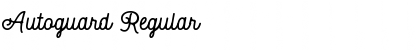 Download Autoguard Font Download Autoguard Font