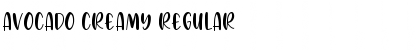 Download Avocado Creamy Font