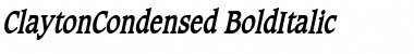 Download ClaytonCondensed Font