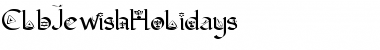 Download Clb:JewishHolidays Font