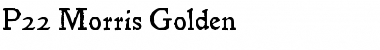 Download P22 Morris Golden Regular Font
