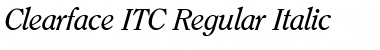Download Clearface ITC BQ Font