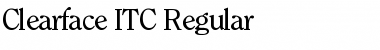 Download Clearface ITC BQ Font