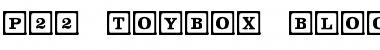 Download P22 ToyBox BlocksLine Font