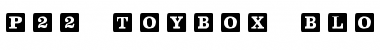 Download P22 ToyBox BlocksSolid Regular Font