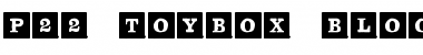 Download P22 ToyBox BlocksSolidBold Font