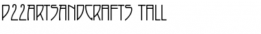 Download P22ArtsAndCrafts Tall Font