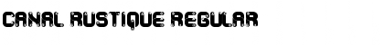 Download Canal Rustique Regular Font