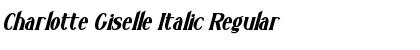 Download Charlotte Giselle Italic Font