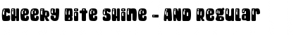 Download Cheeky Bite Shine - AND Font