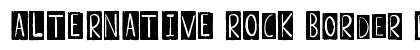 ALTERNATIVE ROCK Border Regular Font ALTERNATIVE ROCK Border Regular Font Preview