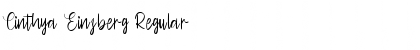Download Cinthya Einzberg Font
