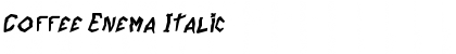 Download Coffee Enema Font