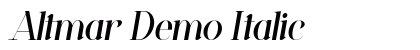 Altmar Demo Italic