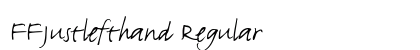 FFJustlefthand Regular preview