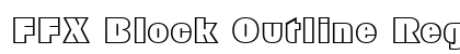 FFX Block Outline Regular preview
