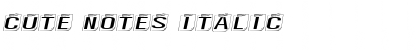 Download Cute Notes Font