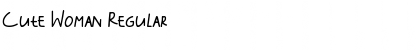 Download Cute Woman Font