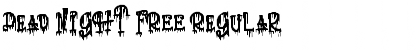 Download Dead Night FREE Font