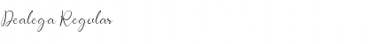 Download Dealega Font Download Dealega Font