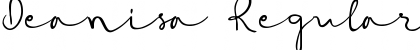 Download Deanisa Font Download Deanisa Font