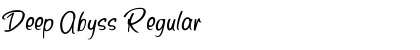Download Deep Abyss Font Download Deep Abyss Font