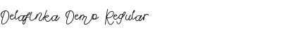 Download Delafinka Demo Font Download Delafinka Demo Font