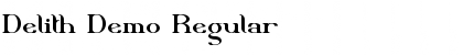 Download Delith Demo Font Download Delith Demo Font