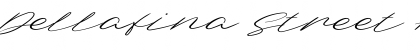 Download Dellafina Street High Italic Font