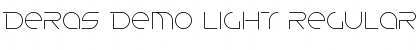 Download Deras Demo Light Font Download Deras Demo Light Font