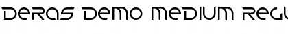 Download Deras Demo Medium Font Download Deras Demo Medium Font
