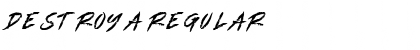 Download DESTROYA Font Download DESTROYA Font