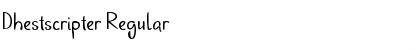 Download Dhestscripter Font