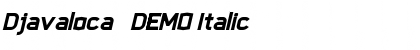 Download Djavaloca - DEMO Font Download Djavaloca - DEMO Font