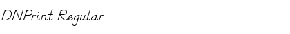 Download DNPrint Font Download DNPrint Font