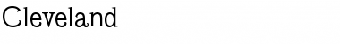 Download Cleveland Font