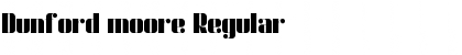 Download Dunford moore Font