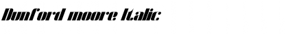 Download Dunford moore Font
