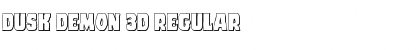 Download Dusk Demon 3D Font