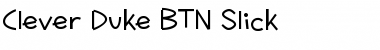 Download Clever Duke BTN Slick Font