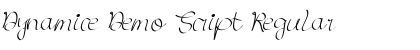 Download Dynamice Demo Script Font